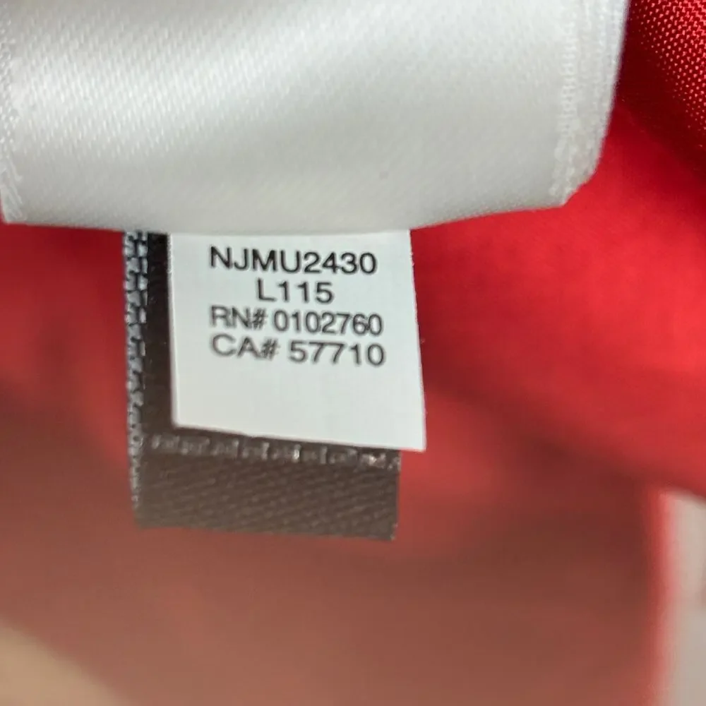 Kate Spade Red & Oat Linen Sleeveless V-Neck James Dress Size 0